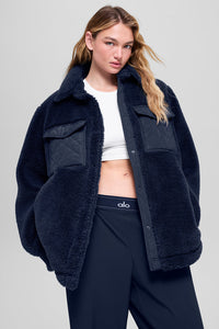 Sherpa Edge Shacket