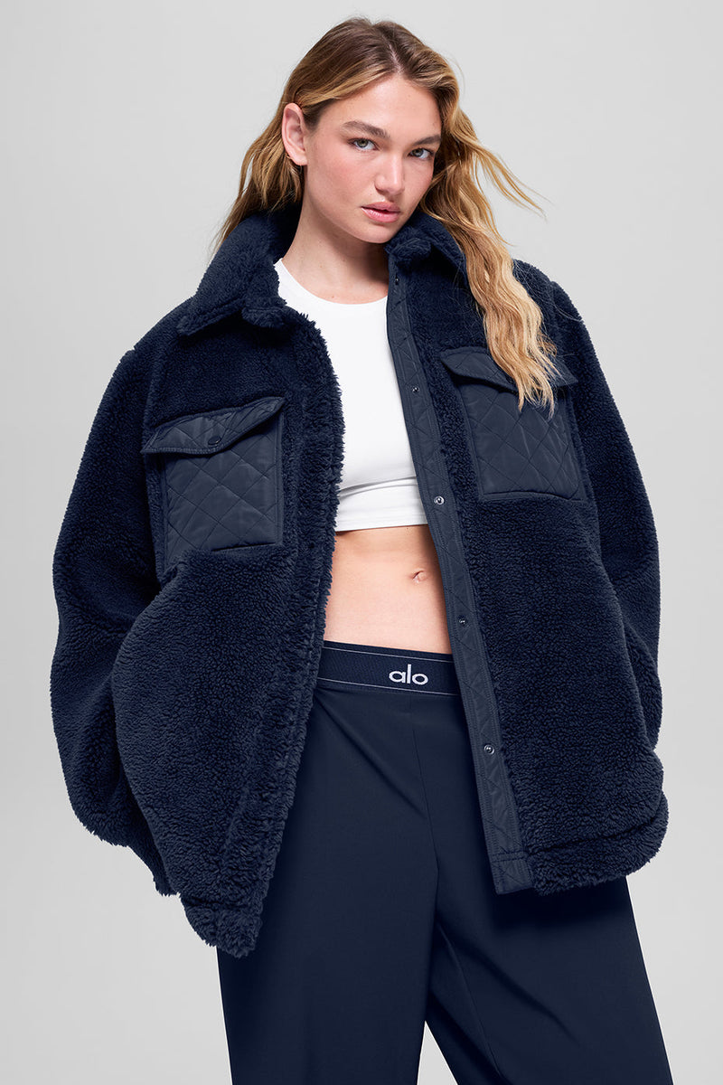 Sherpa Edge Shacket