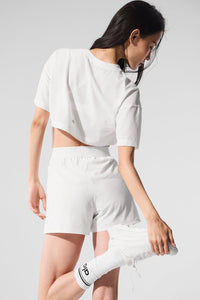 Mesh Cropped Mirage Tee