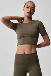 ALO Softsculpt Precision Half Sleeve Tee