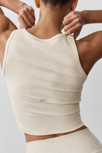 Ribbed Modal Henley Tank