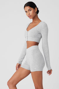 Alolux Cropped Me Time Cardigan
