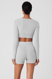 Alolux Cropped Me Time Cardigan