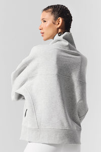 Hazy Mock Neck Pullover