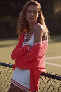 Tennis Club Sweater Knit Cardigan