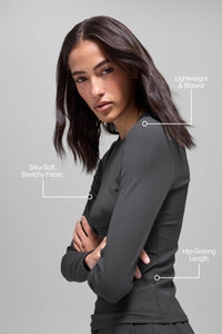 Ribbed Modal Long Sleeve