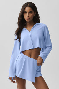Cropped Unmatched Long Sleeve