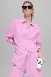 Cotton Real Deal Button Up Long Sleeve