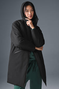 Rain Or Shine Puffer Long Coat