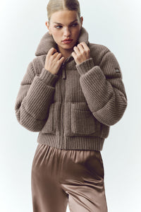 Cashmere Northstar Sweater Puffer
