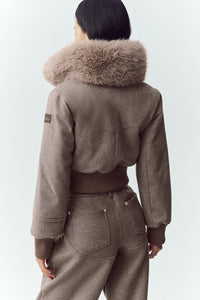 Wool Blend Bunny Slope Jacket