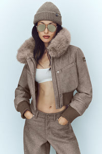 Wool Blend Bunny Slope Jacket