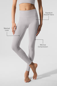 Washed Alosoft High-Waist Lounge Legging
