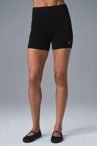 Scholar Knit High-Waist Short
