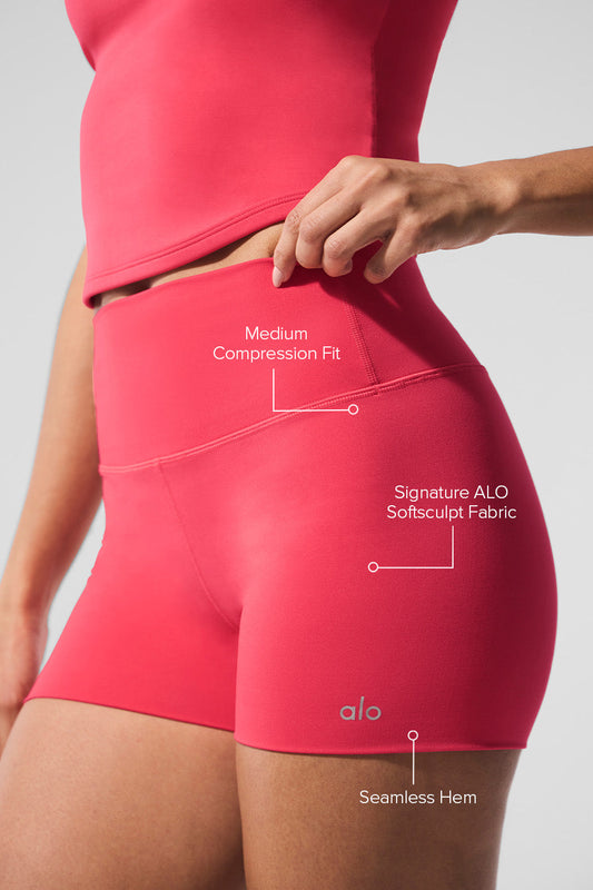 3" ALO Softsculpt High-Waist Precision Short