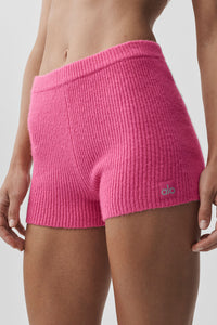 Wool Cashmere Ribbed Noble Short