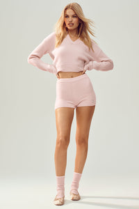 Cashmere High-Waist Embrace Short