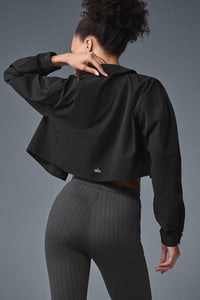 Cropped Take Me Out Button Up