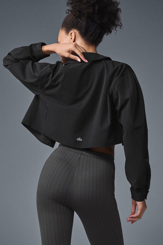Cropped Take Me Out Button Up