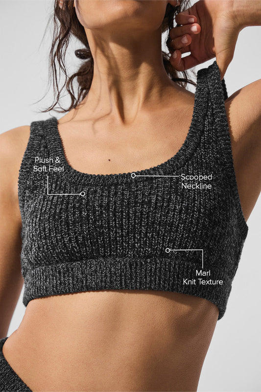 Marl Sweater Bra